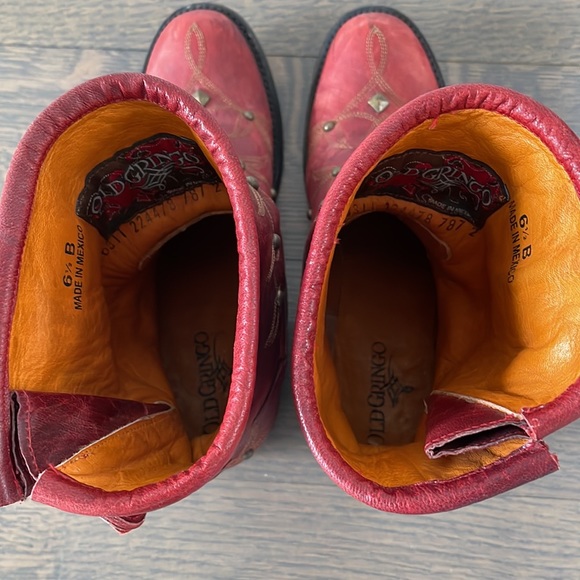 OLD GRINGO red biker boots - Picture 5 of 7